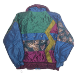 KENT STREET Womens Coat Blue Crazy Pattern L