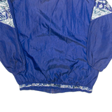 INTERNATIONAL BODYWEAR SPORT Womens Track Jacket Blue Floral S