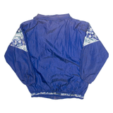 INTERNATIONAL BODYWEAR SPORT Womens Track Jacket Blue Floral S