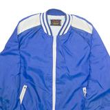 PLA-JAC Mens Varsity Jacket Blue Nylon XL