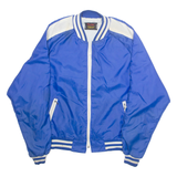 PLA-JAC Mens Varsity Jacket Blue Nylon XL