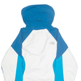 THE North FACE Womens Rain Jacket White Nylon Hooded M