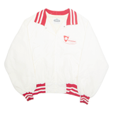 STARTER Mens Varsity Jacket White USA XL