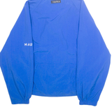 NAUTICA Mesh Lined Mens Rain Jacket Blue Nylon Hooded S