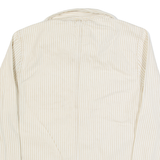 LEVI'S BIG E Womens Denim Jacket Cream Striped XS
