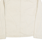 LEVI'S BIG E Womens Denim Jacket Cream Striped XS