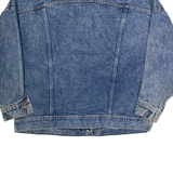 LEE Oversized Womens Denim Jacket Blue 90s M