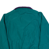 COLUMBIA Fleece Lined Mens Bomber Jacket Green 90s XL