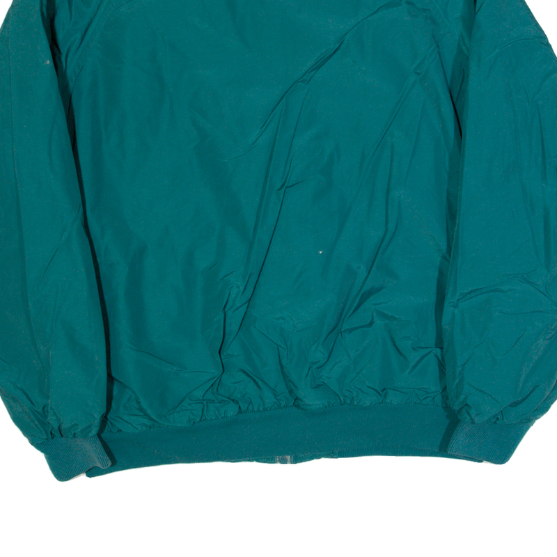 COLUMBIA Fleece Lined Mens Bomber Jacket Green 90s XL