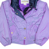 OBERMEYER Womens Ski Jacket Purple 90s Hooded S