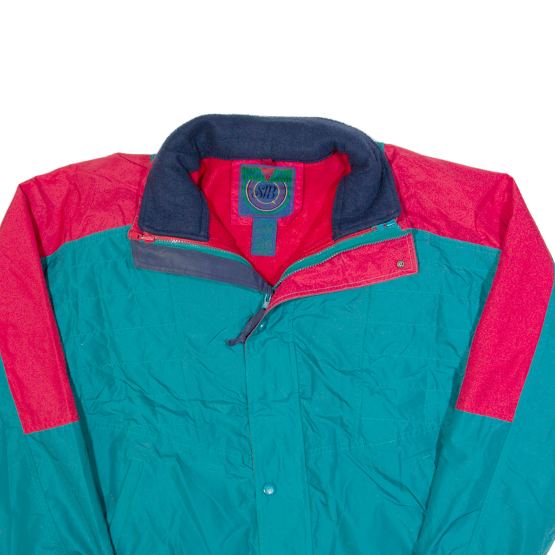 ST JOHNS BAY Fleece Lined Mens Jacket Green 90s L