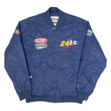 CHASE AUTHENTICS Jeff Gordon Racing Mens Bomber Jacket Blue USA M