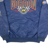 CHASE AUTHENTICS Jeff Gordon Racing Mens Bomber Jacket Blue USA M