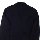 Womens Blazer Jacket Blue Wool L