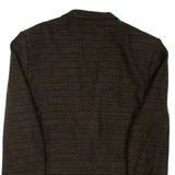 Mens Blazer Jacket Brown Wool XL