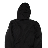 LONSDALE Mens Jacket Black Hooded S