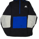 ADIDAS Mens Anorak Jacket Black Hooded S