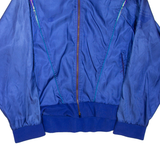 CHAMPION Womens Bomber Jacket Blue L
