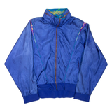 CHAMPION Womens Bomber Jacket Blue L