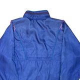 CHAMPION Womens Bomber Jacket Blue L