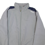 FILA Mens Track Jacket Grey XL