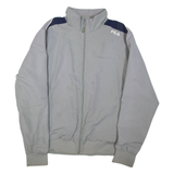 FILA Mens Track Jacket Grey XL