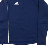 ADIDAS Womens Pullover Jacket Blue UK 10