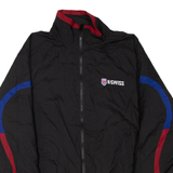 FOREVER 21 K-swiss Womens Track Jacket Black Nylon S