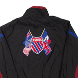 FOREVER 21 K-swiss Womens Track Jacket Black Nylon S