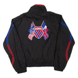 FOREVER 21 K-swiss Womens Track Jacket Black Nylon S