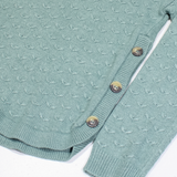 FAT FACE Womens Jumper Green Tight Knit Viscose UK 8