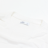 HOLLISTER Cropped Womens Jumper Cream Tight Knit L