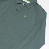 ORIGINAL PENGUIN Mens Jumper Green Collared Tight Knit S