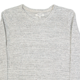 MADEWELL Womens Jumper Grey Tight Knit XS