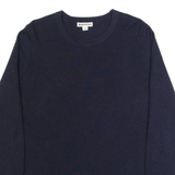 WHISTLES Womens Jumper Blue Tight Knit Wool UK 12