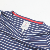 JOULES Womens Patterned Jumper Blue Striped Tight Knit UK 14