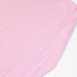 BARBOUR Summer Rose Womens Jumper Pink V-Neck Tight Knit UK 8