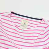 JOULES Womens Patterned Jumper Pink Striped Tight Knit UK 6
