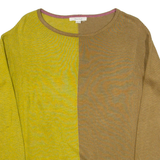 WHITE STUFF Womens Patterned Jumper Brown Tight Knit UK 6