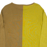 WHITE STUFF Womens Patterned Jumper Brown Tight Knit UK 6