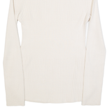 PIERRE CARDIN Womens Jumper Beige Tight Knit S