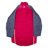 ADIDAS S.L Benfica Bench Mens Coat Red 90s Colourblock S