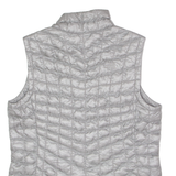 THE NORTH FACE Womens Puffer Gilet Silver Nylon L