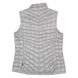 THE NORTH FACE Womens Puffer Gilet Silver Nylon L