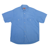 CAMEL CLASSICS Mens Plain Shirt Blue L
