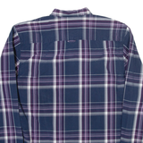 DIESEL Mens Shirt Blue Check Long Sleeve L