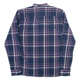 DIESEL Mens Shirt Blue Check Long Sleeve L