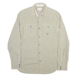 DIESEL Mens Shirt Grey Check Long Sleeve L