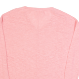 GAP Womens Jumper Pink V-Neck Tight Knit XS