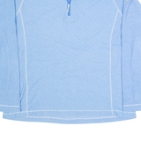 REGATTA Womens Fleece Blue 1/4 Zip UK 16